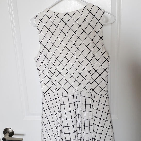 (Tall) J.Crew A-Line Windowpane Tweed Dress - Picture 10 of 15
